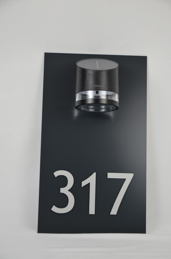 Číslo na dom so svetlom SOLAR + tabuľka na múrik ZADARMO