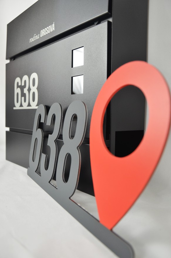 Číslo na dom Google + Poštová schránka + Gravír mien na schránku ZADARMO