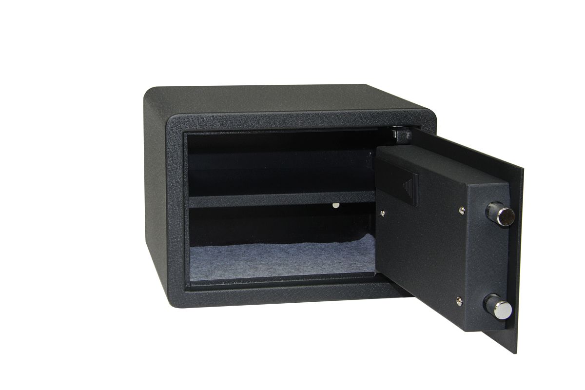 Oceľový trezor s elektronickým zámkom na odtlačok prsta