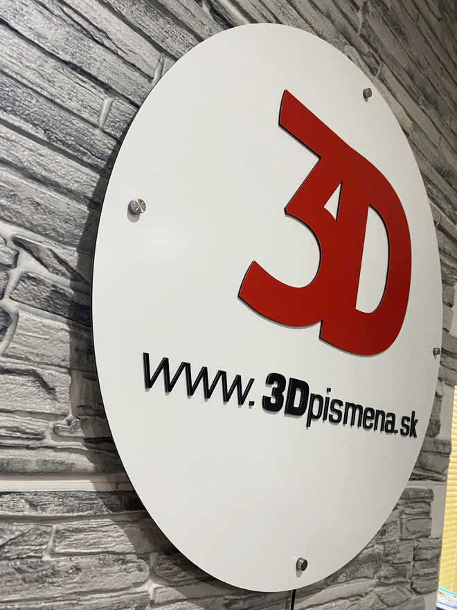 3D logo svetelené (230V): okruhlé s ovládačom