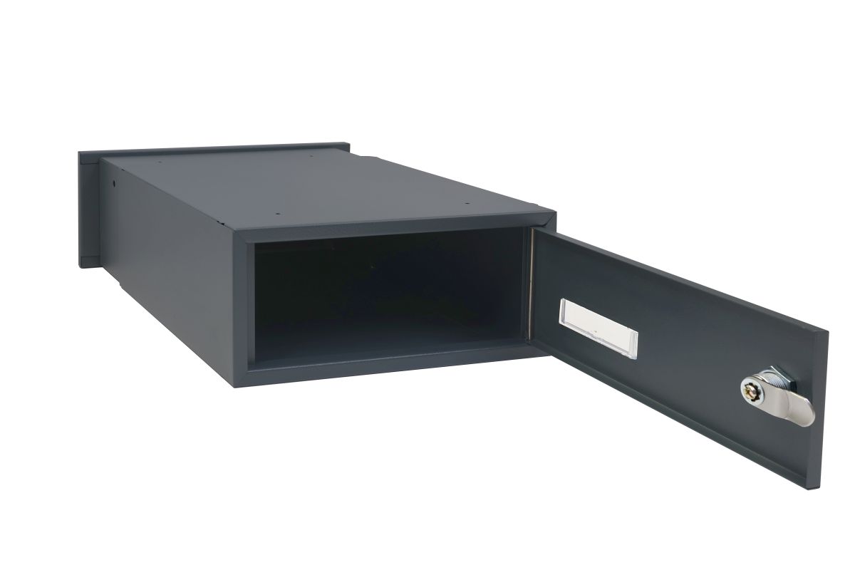 Mini SET: Poštová schránka zabudovaná BK.38.R.AM - antracit + 3D Číslo na dom ZADARMO