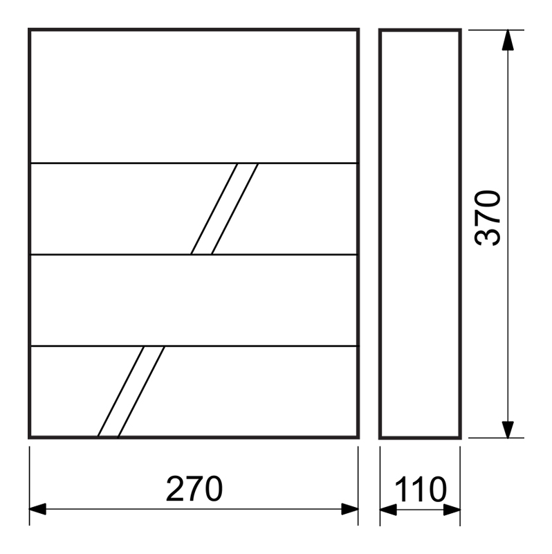 Mini SET: Poštová schránka + 3D mini číslo na dom BK.524.WO.AM antracit/drevodekor + AKCIA Gravír mien ZADARMO 