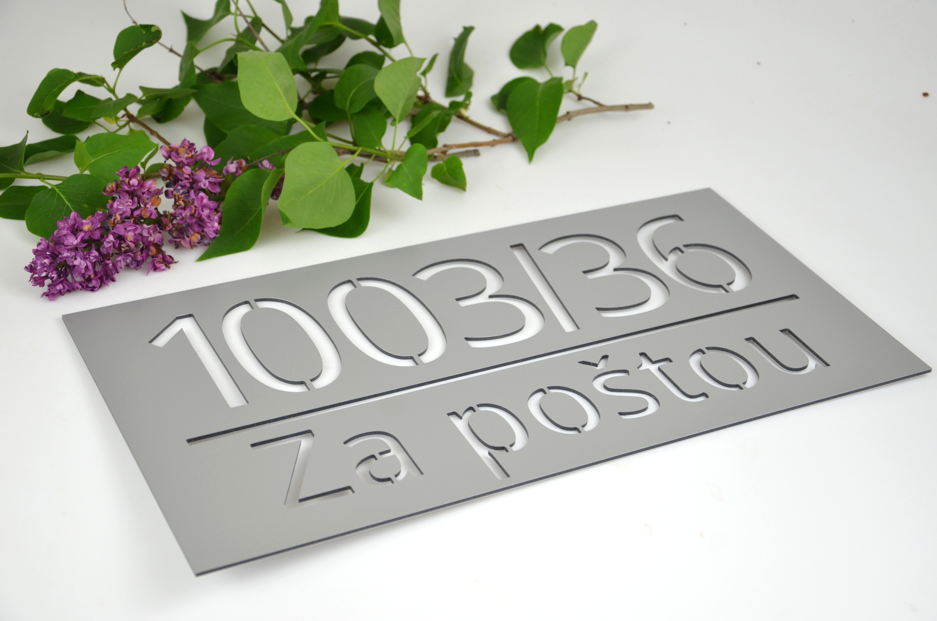 Číslo na dom Street + Poštová schránka + Gravír mien na schránku ZADARMO