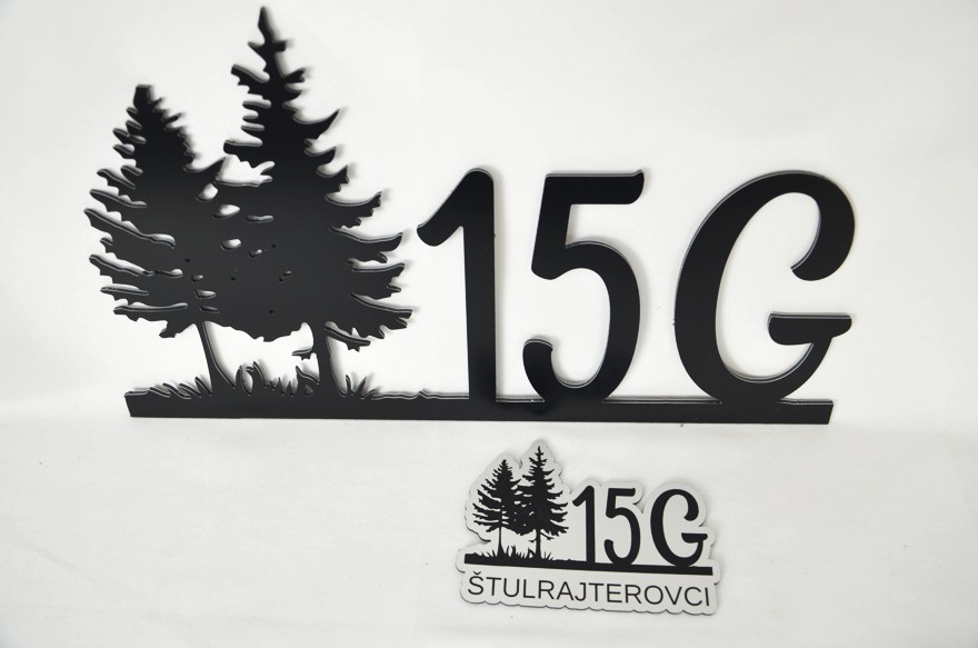 Číslo na dom: Lesná + Menovka s menom ZADARMO