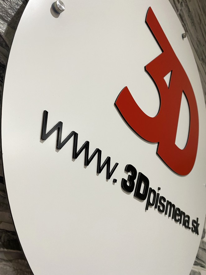 3D logo svetelené (230V): okruhlé s ovládačom