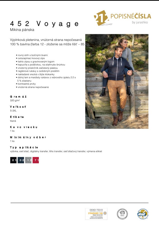 Reklamný predmet: Mikina s potlačou firmného loga