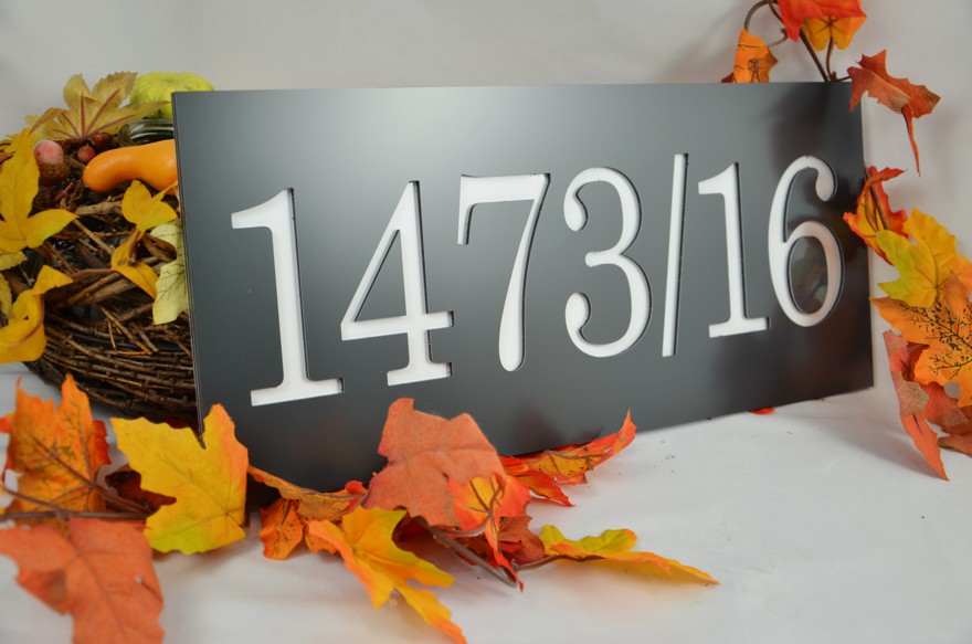 Číslo na dom: Tabuľka Modern