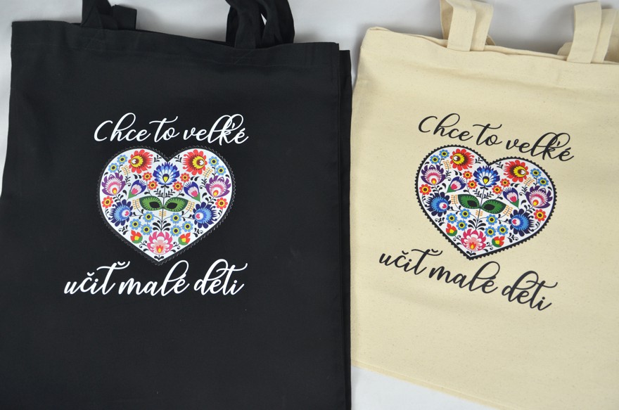 Nákupná taška pre pani učiteľku FOLK