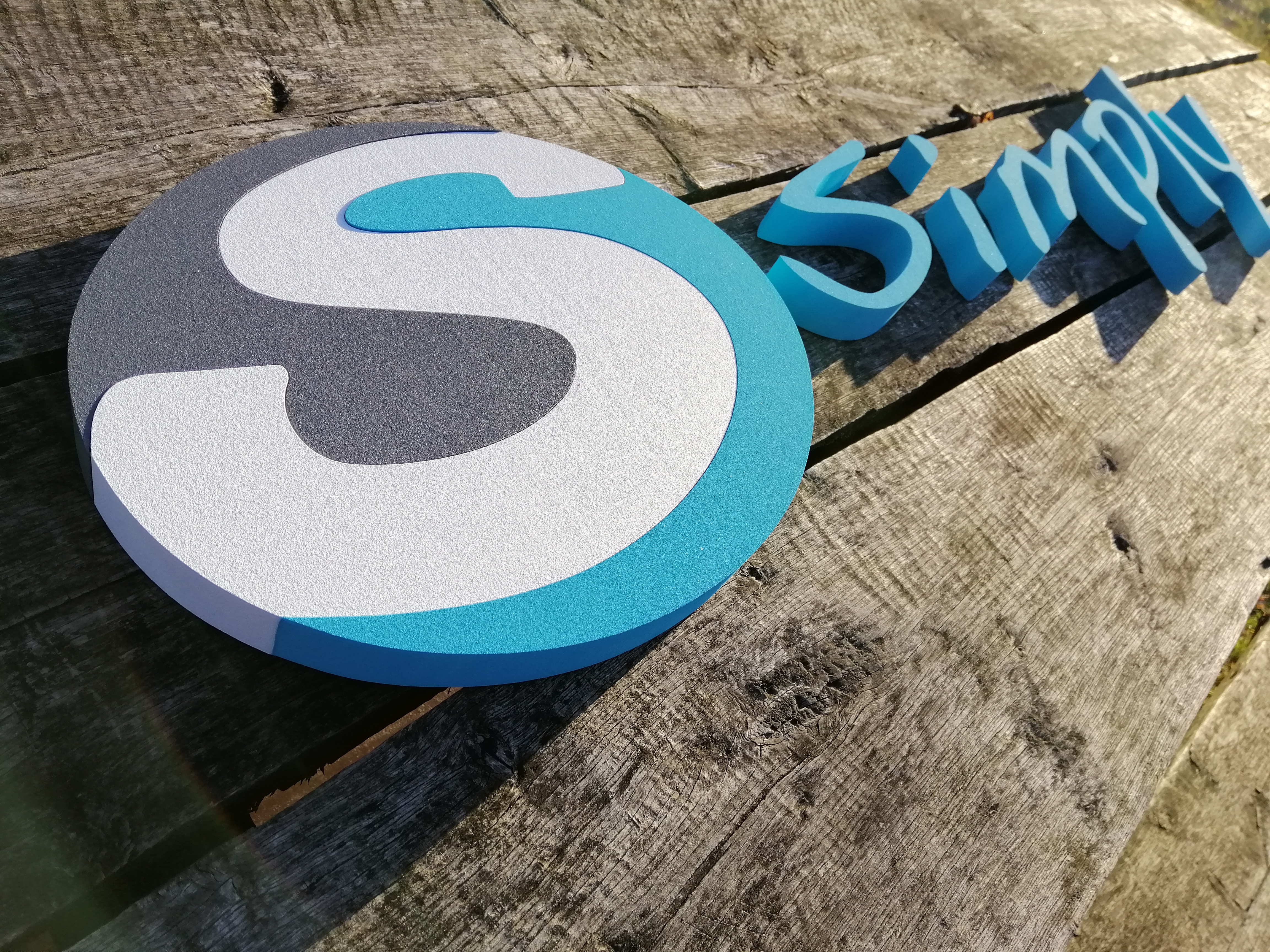 3D logo z TVRDENÉHO POLYSTYRÉNU