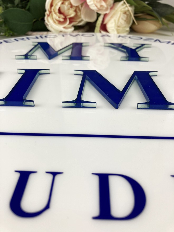 Firemné logo na stenu okruhlé/interiér/exteriér