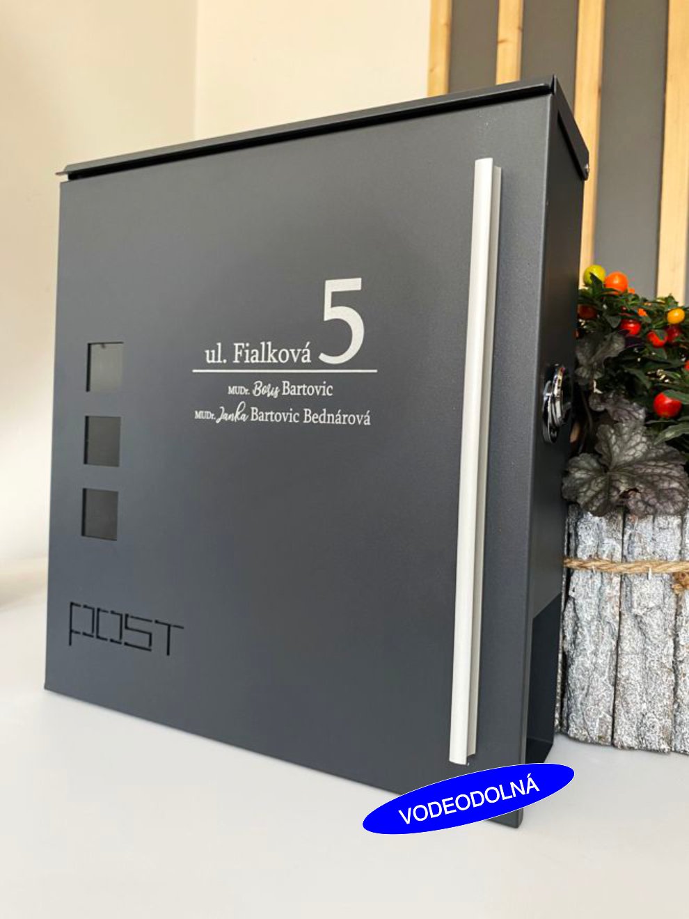 Poštová schránka BK.501.GW.AM VODEODOLNÁ (gravír údajov podľa želania)