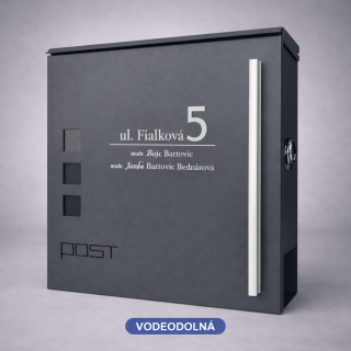 Poštová schránka BK.501.GW.AM VODEODOLNÁ (gravír údajov podľa želania)